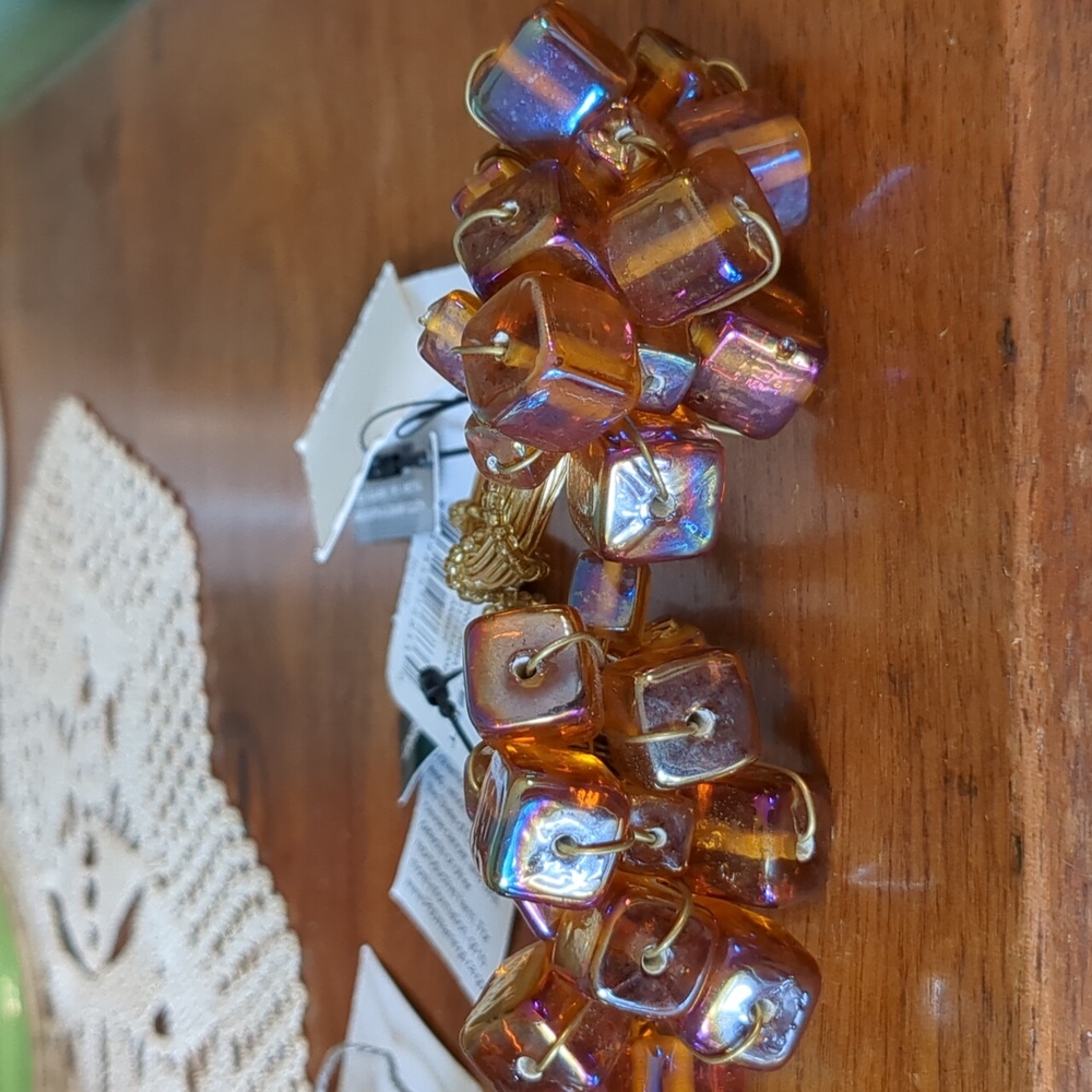 Kim Seybert Amber Array Napkin Rings NWT - Picture 4 of 6